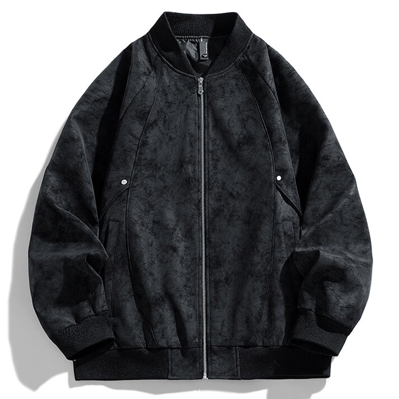 Alonso Suede Bomber Jacket