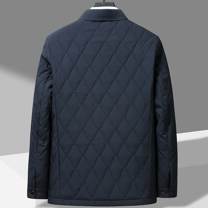 Cole Quilted Button-Up Jacket