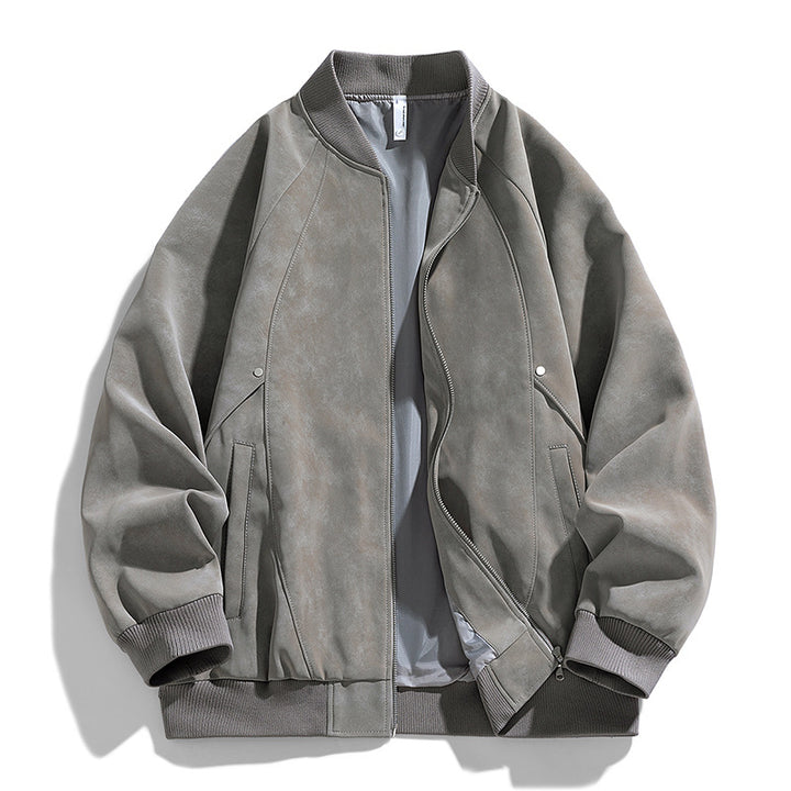 Alonso Suede Bomber Jacket