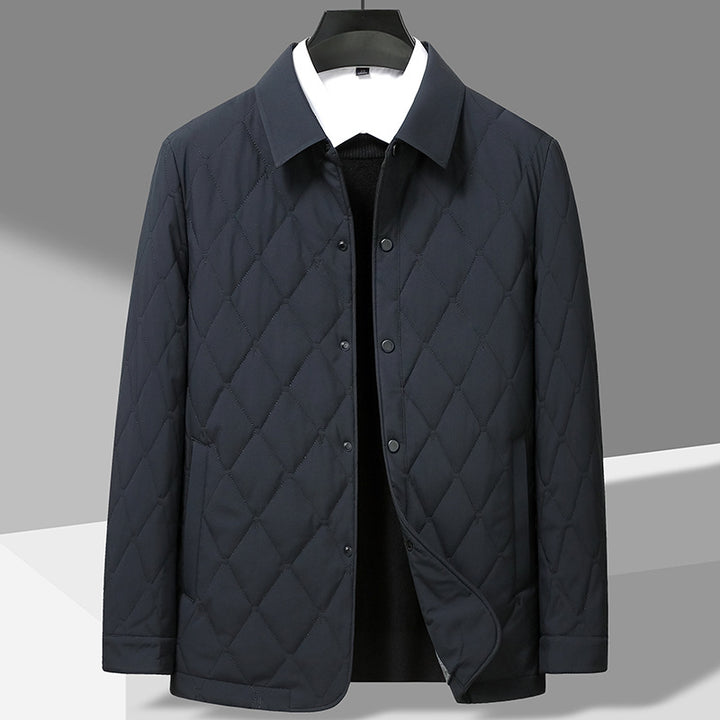 Cole Quilted Button-Up Jacket