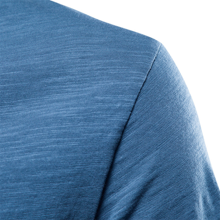 Valerio Slub-Cotton V-Neck Tee