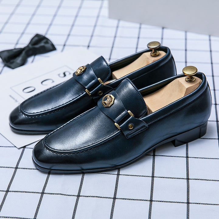 Giovanni Signature Leather Loafers