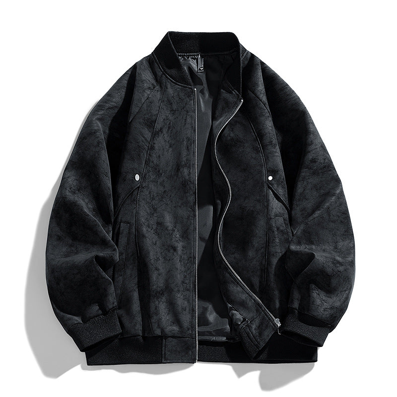 Alonso Suede Bomber Jacket