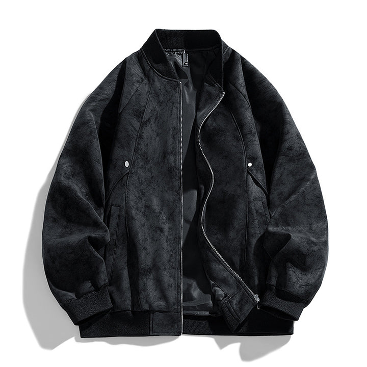 Alonso Suede Bomber Jacket