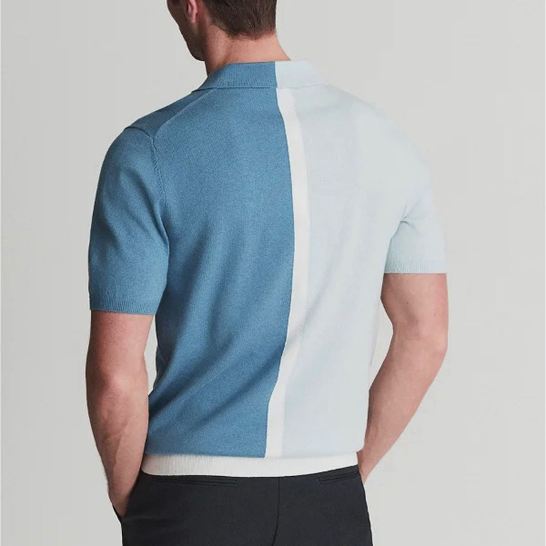 Massimo Two-Tone Cotton Polo