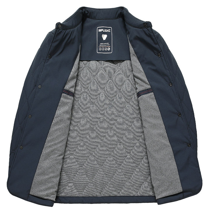 Cole Quilted Button-Up Jacket