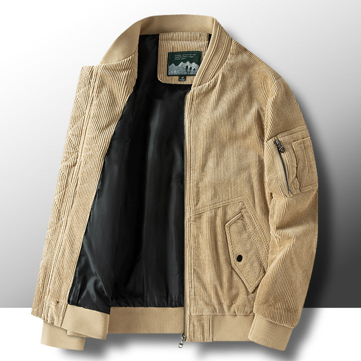 Renzo Corduroy Bomber Jacket