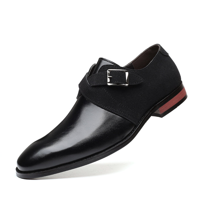 Grant Leather Monk Shoes
