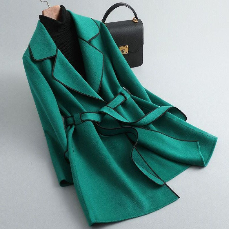 Alessandra Belted Wrap Coat