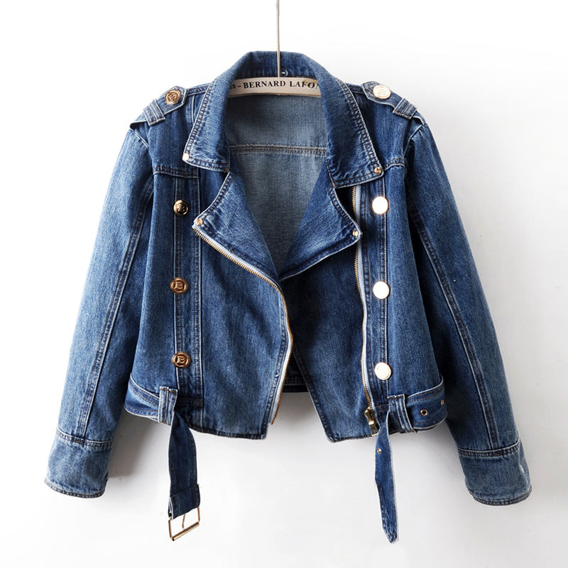 Isadora Cropped Denim Jacket