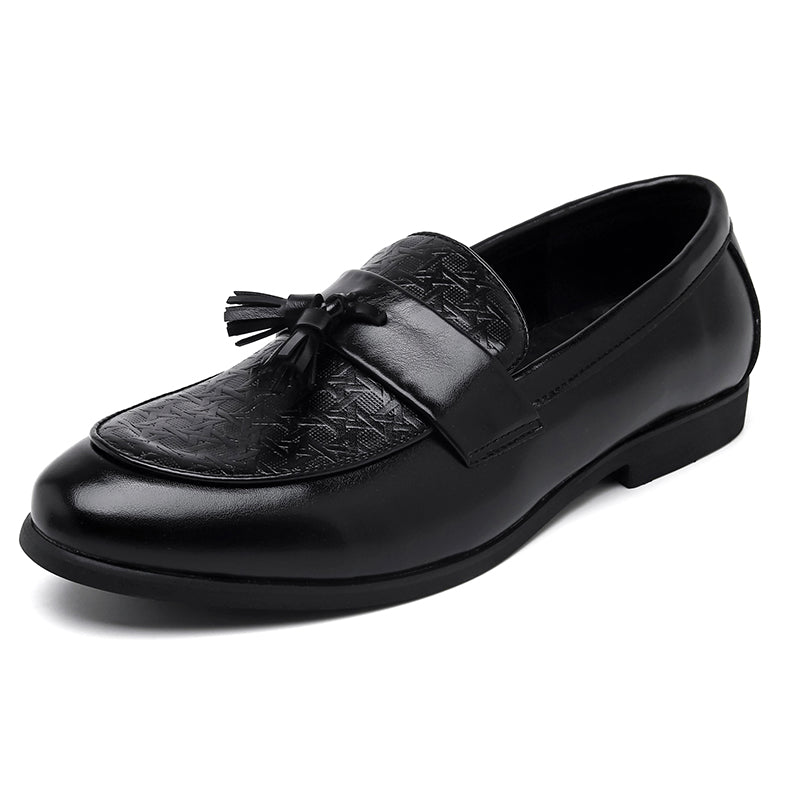 Alvaro Embossed Tassel Loafers