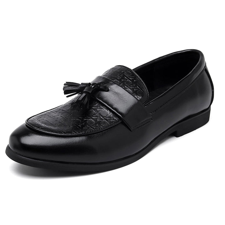 Alvaro Embossed Tassel Loafers