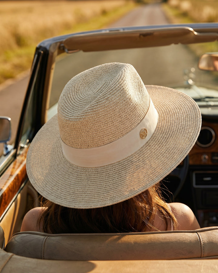 Giovanni Straw Wide-Brim Hat
