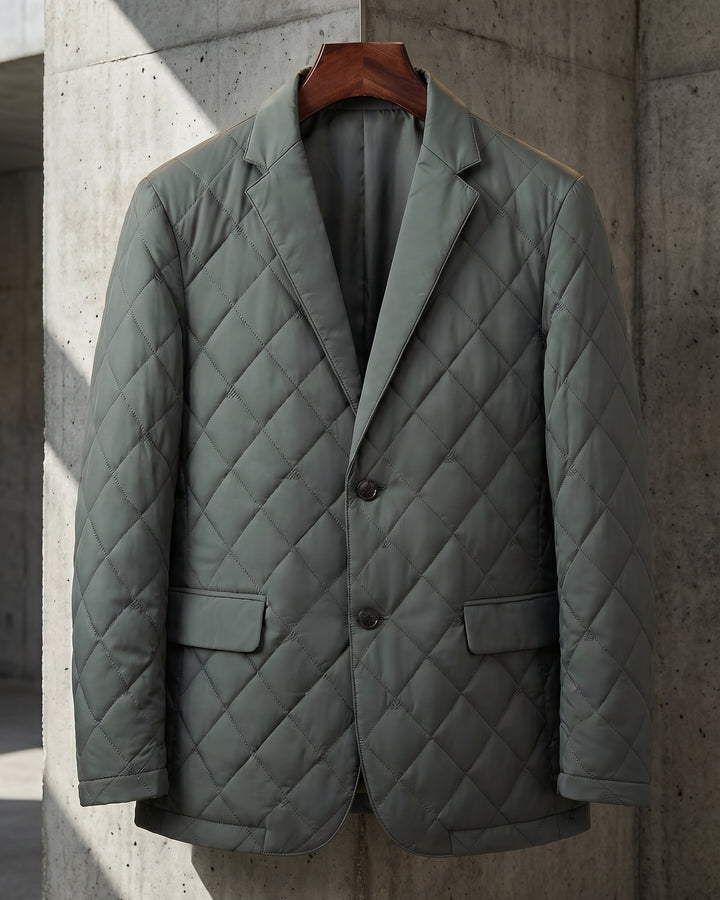 Dario Chenille Blend Quilted Jacket