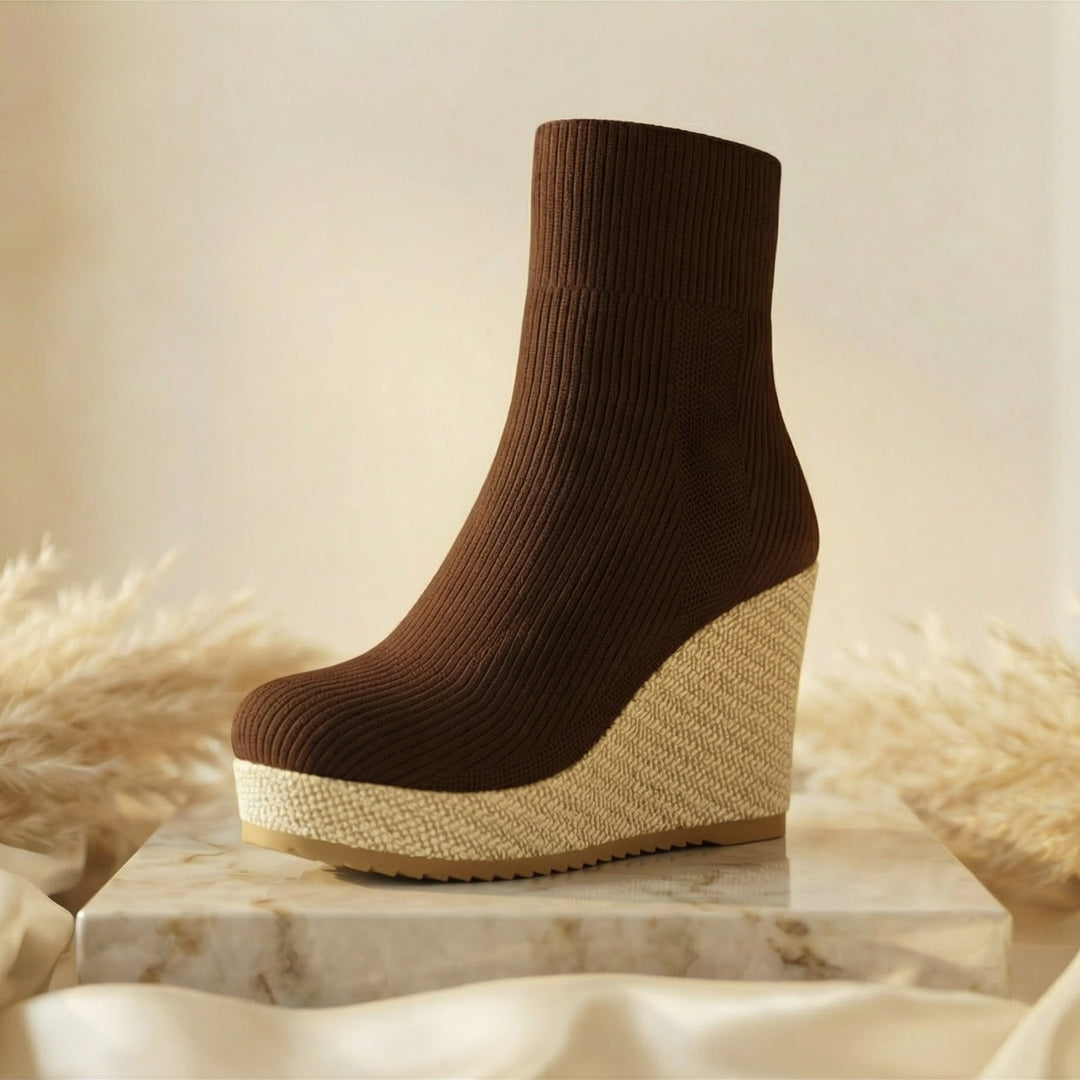 Valentina Wedge Sock Boot