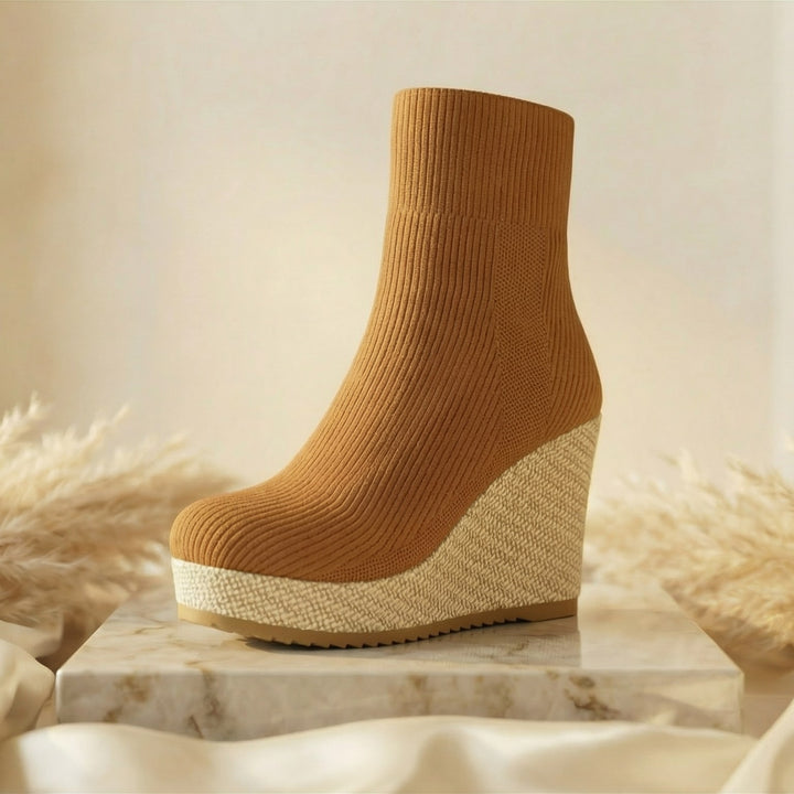 Valentina Wedge Sock Boot