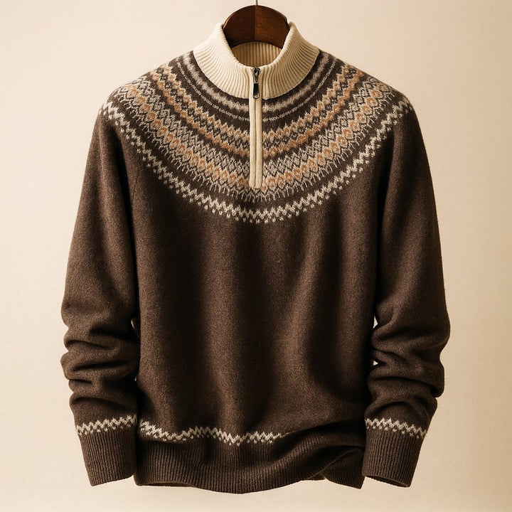 Sergio Wool Half-Zip Sweater