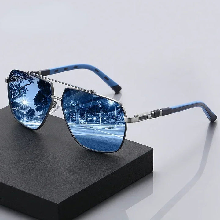Gianni Metal Aviator Sunglasses