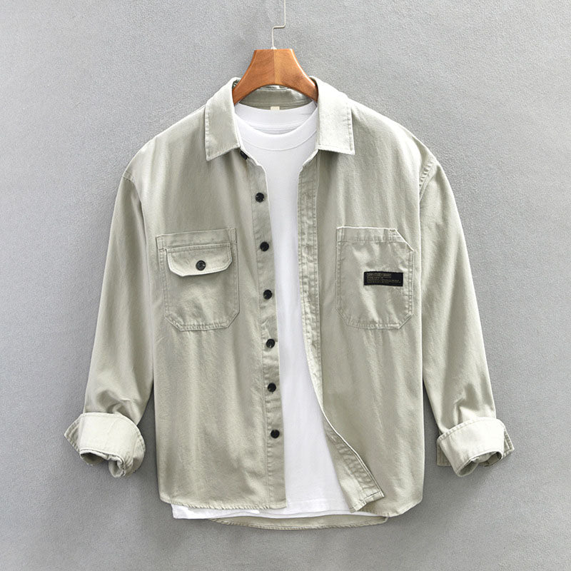 Matteo Cotton Utility Shirt