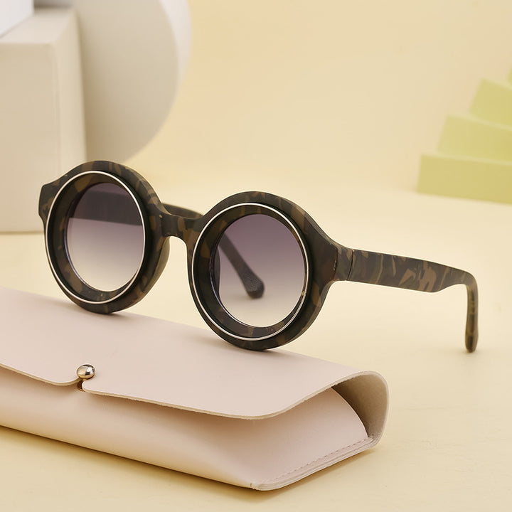 Emilio Vintage Wood Sunglasses