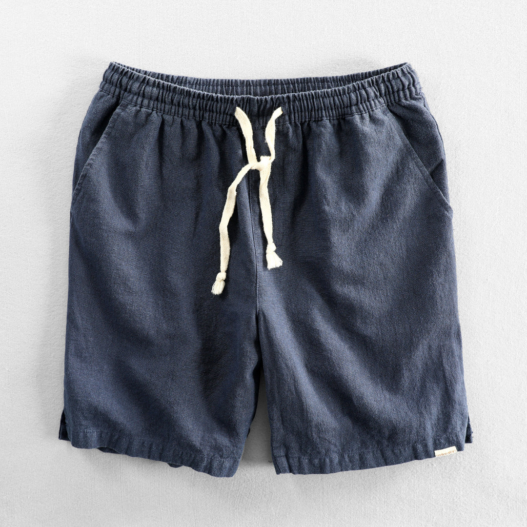 Paolo Linen Drawstring Shorts