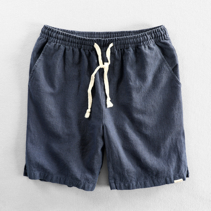Paolo Linen Drawstring Shorts