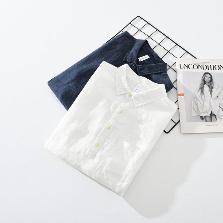 Leone Linen Popover Shirt