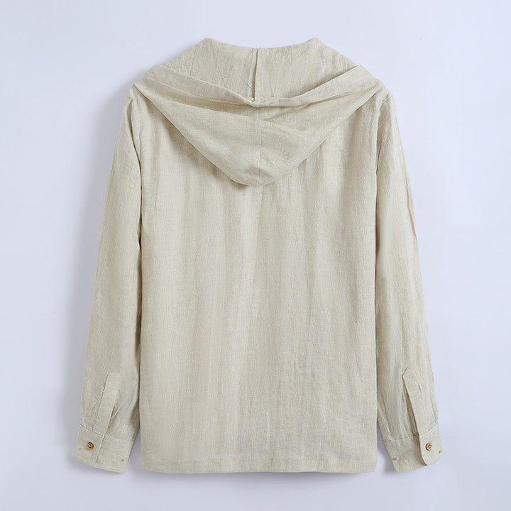 Lazaro Hooded Linen Shirt