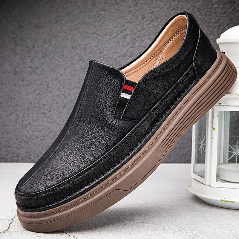 Rui Genuine‑Leather Loafers