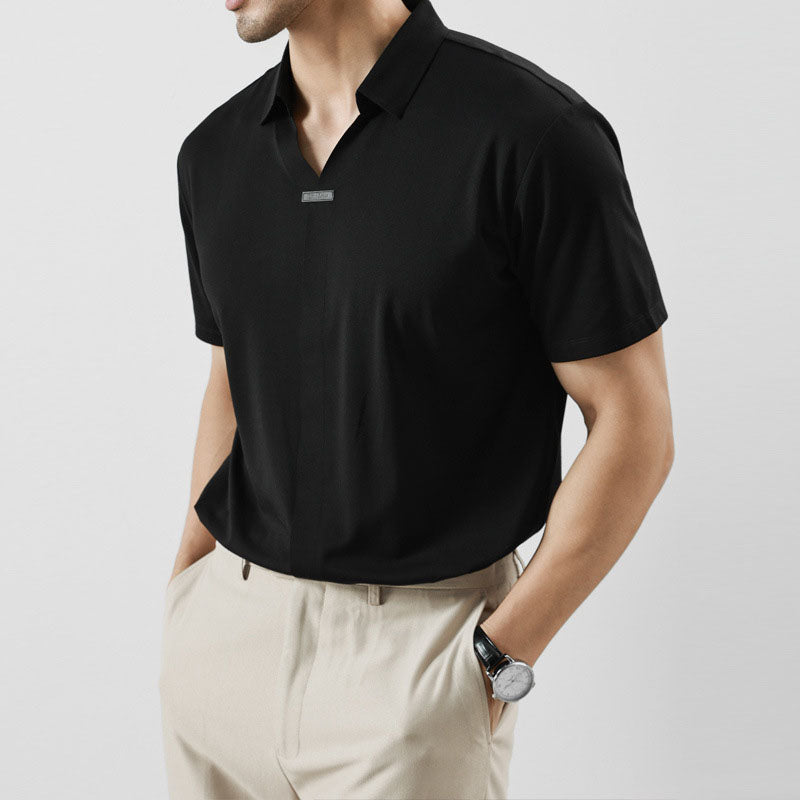 Fabio Cotton Silk Polo