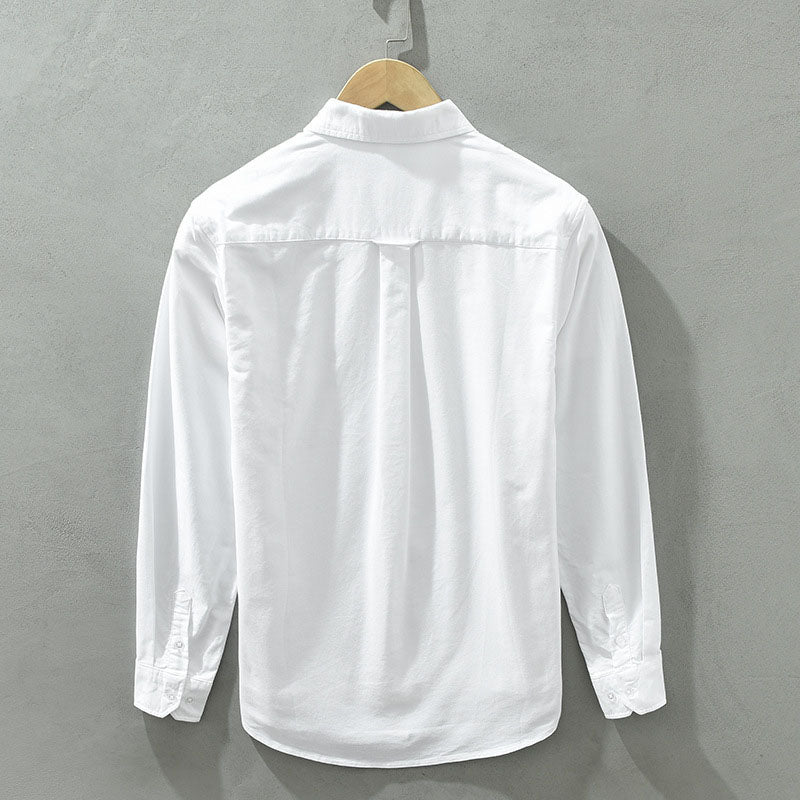 Adrien Contrast Stripe Cotton Shirt