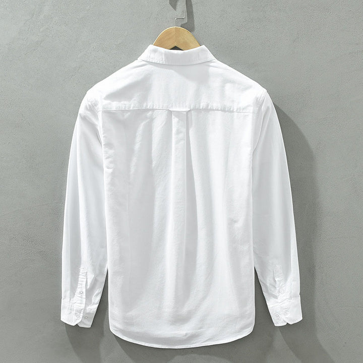 Adrien Contrast Stripe Cotton Shirt