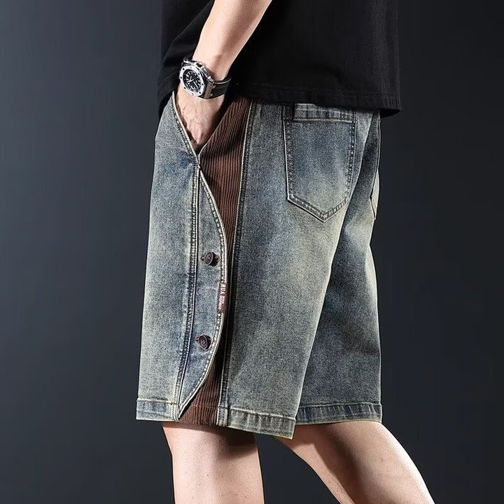 Dario Retro Button Shorts