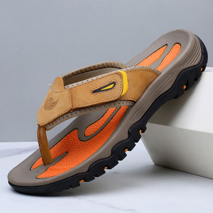 Caspian Trail Leather Sandals