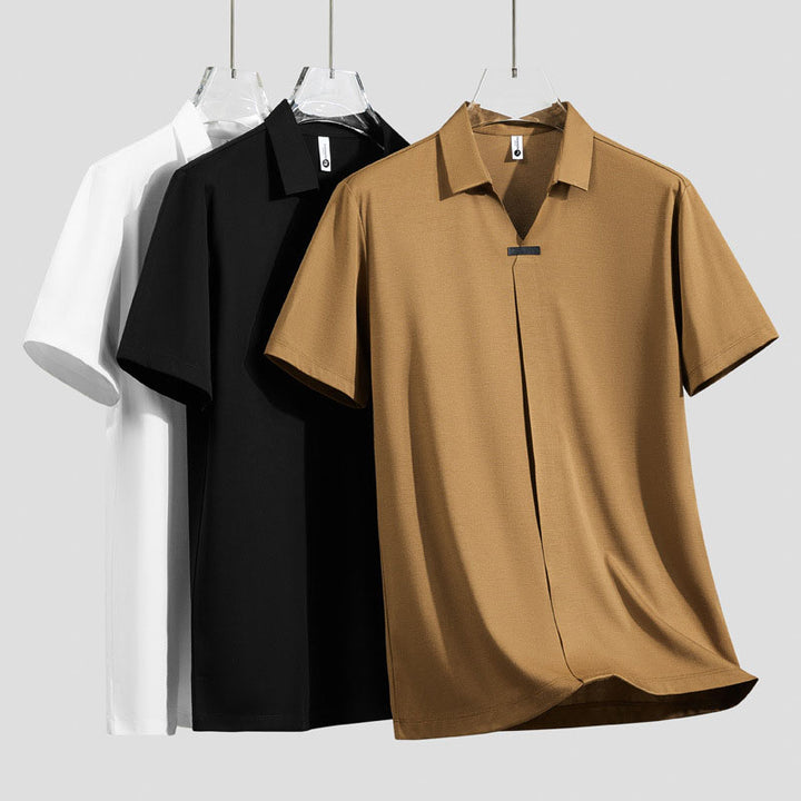 Fabio Cotton Silk Polo