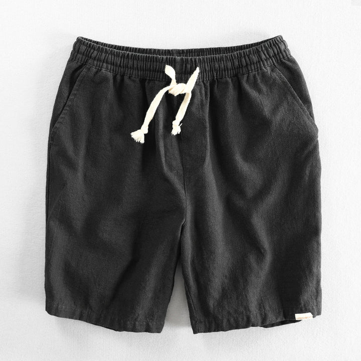 Paolo Linen Drawstring Shorts