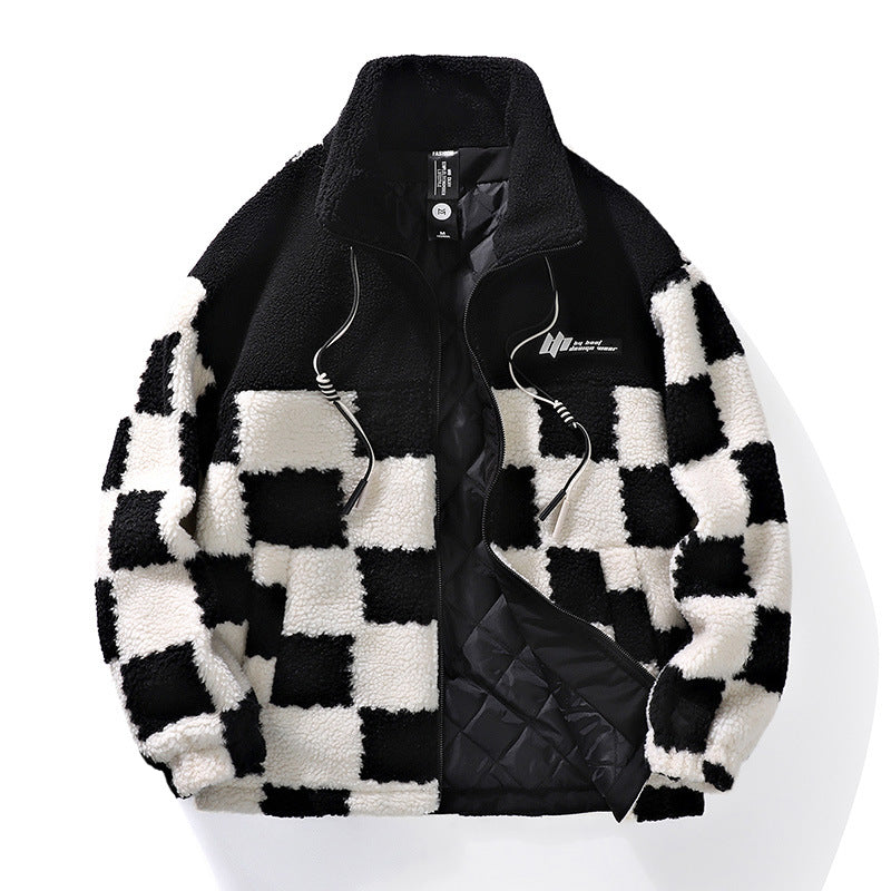 Fabrizio Checkered Fleece Jacket