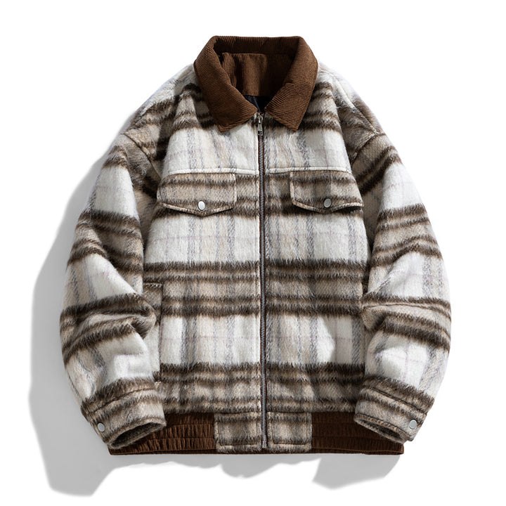 BEAUFORT BRUSHED PLAID JACKET