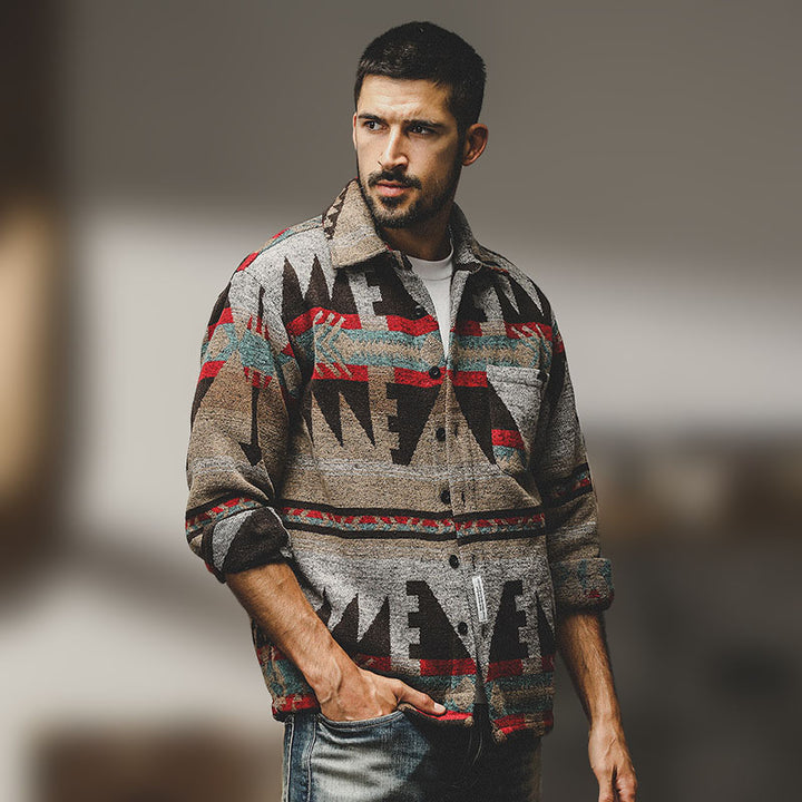 Leandro Wool Blend Overshirt