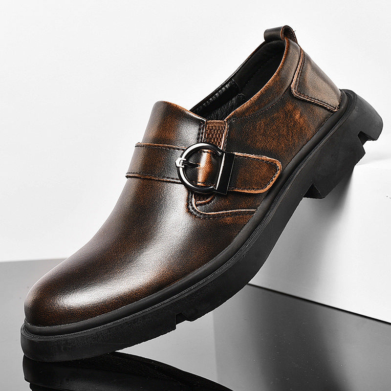 Vittorio Genuine Leather Monk Shoes