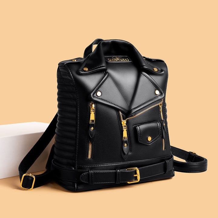 ALEXIS LEATHER JACKET BACKPACK