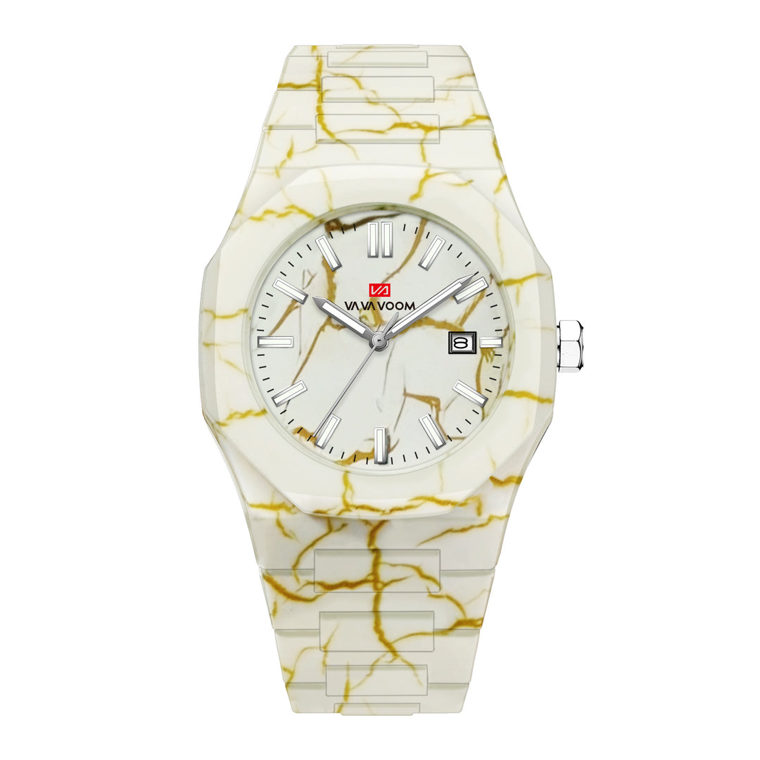 Marceau Marble Dial Watch