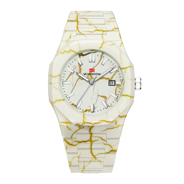 Marceau Marble Dial Watch