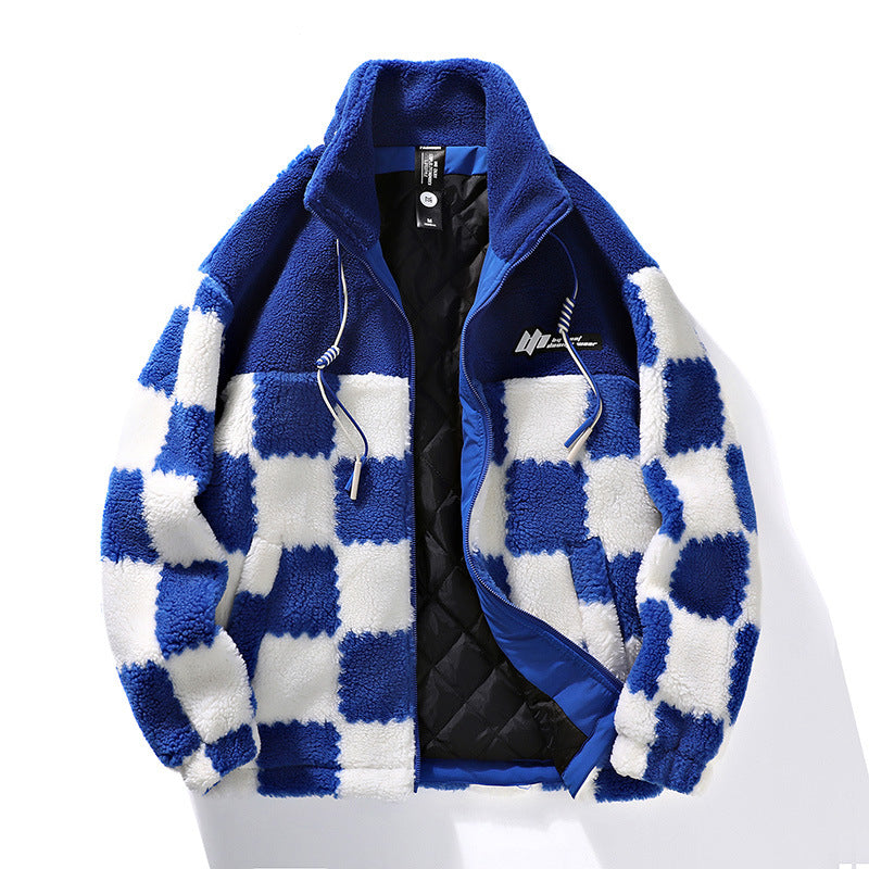 Fabrizio Checkered Fleece Jacket