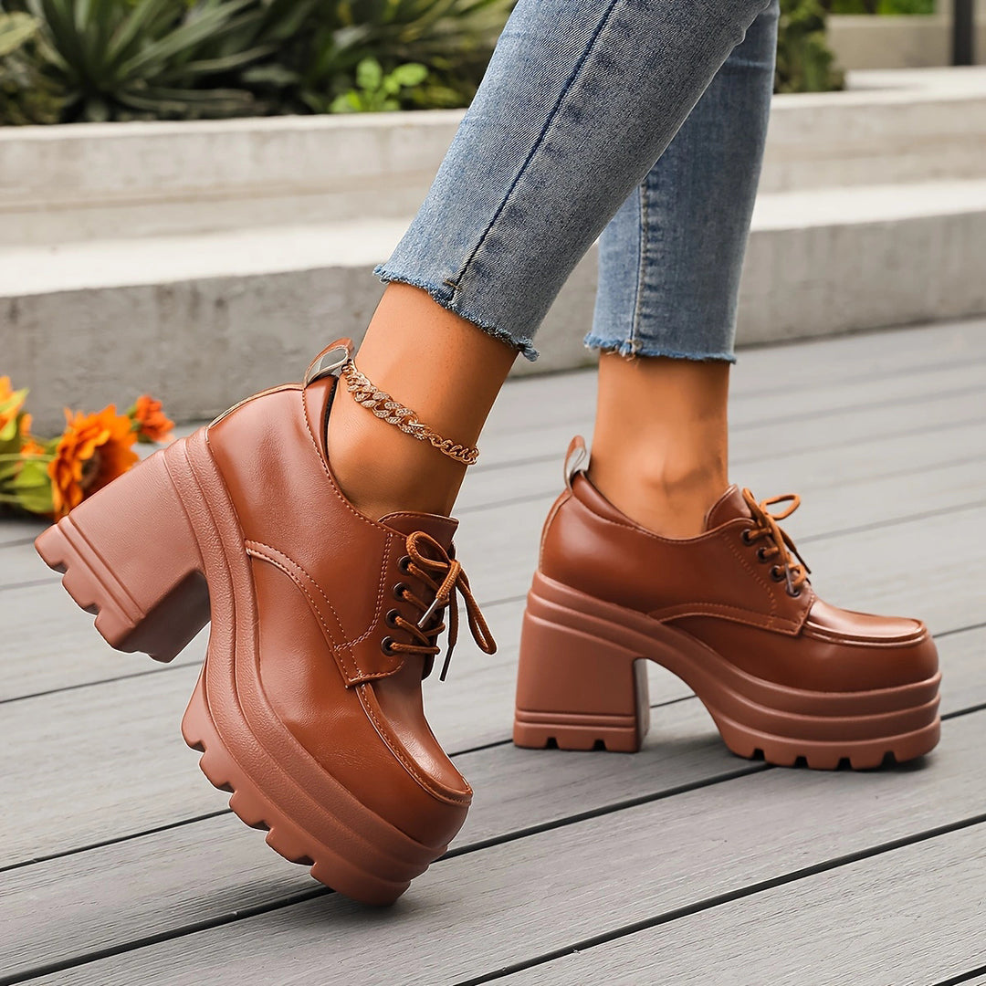 Valeria Platform Heel Boots