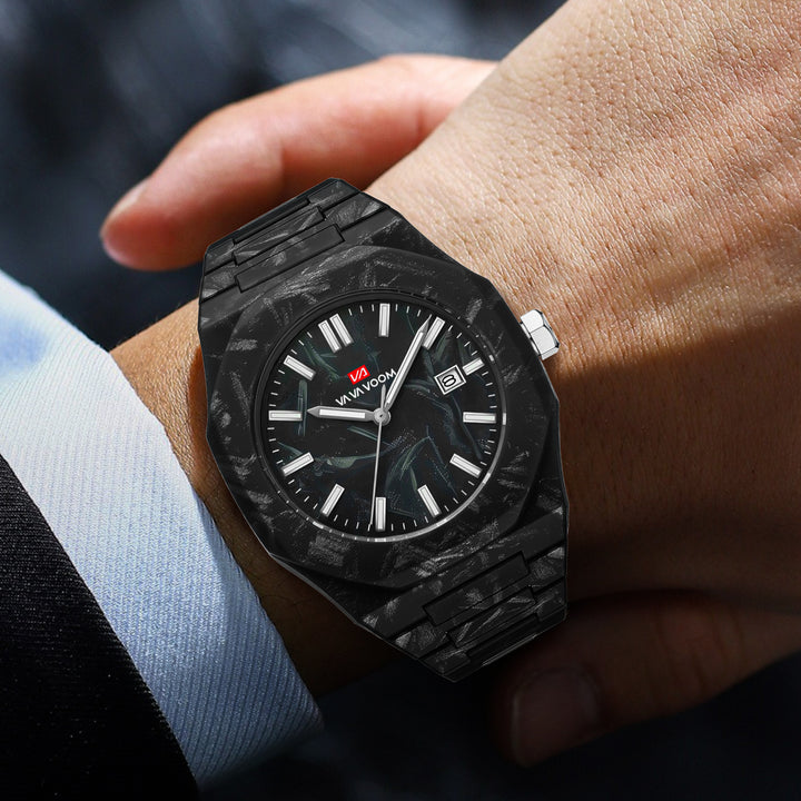 Marceau Marble Dial Watch