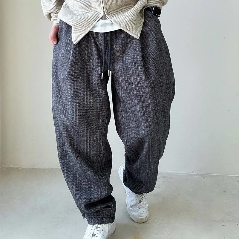 Bruno Pinstripe Relaxed Trousers