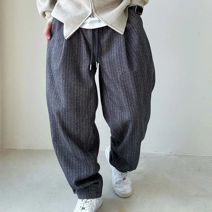 Bruno Pinstripe Relaxed Trousers