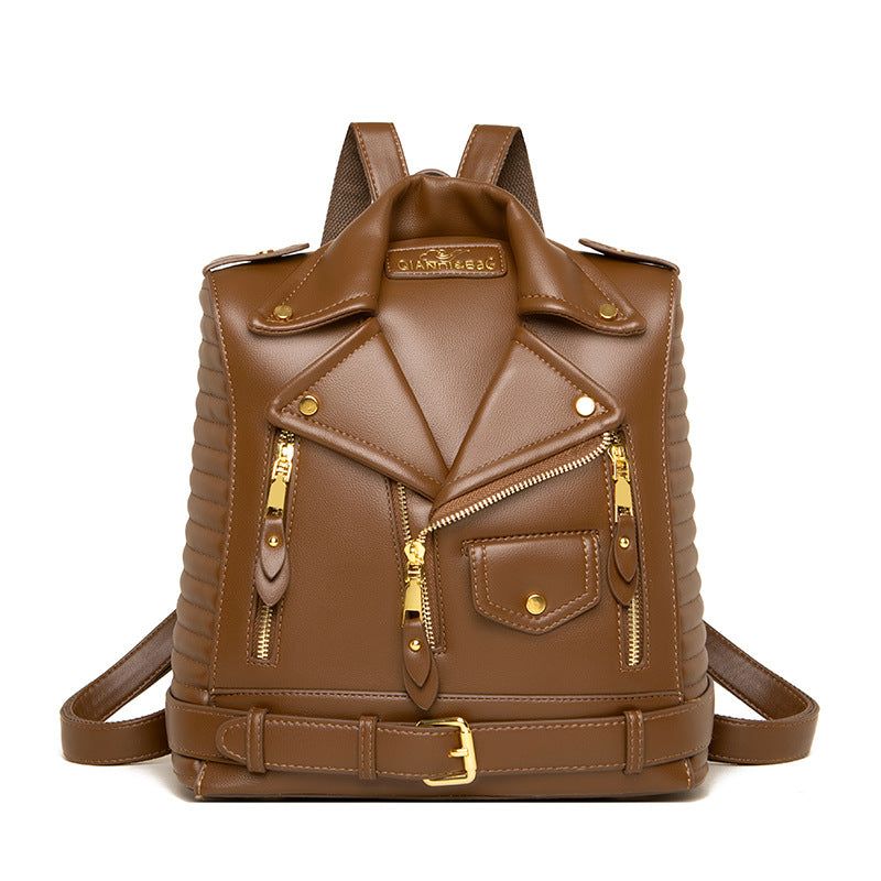 ALEXIS LEATHER JACKET BACKPACK