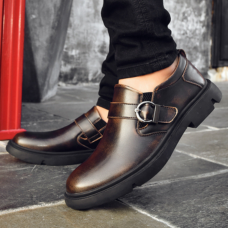 Vittorio Genuine Leather Monk Shoes